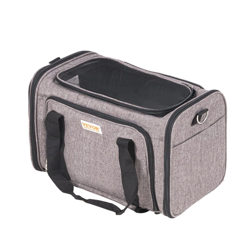 Rolling Cat Carrier with Wheels & Telescopic Handle