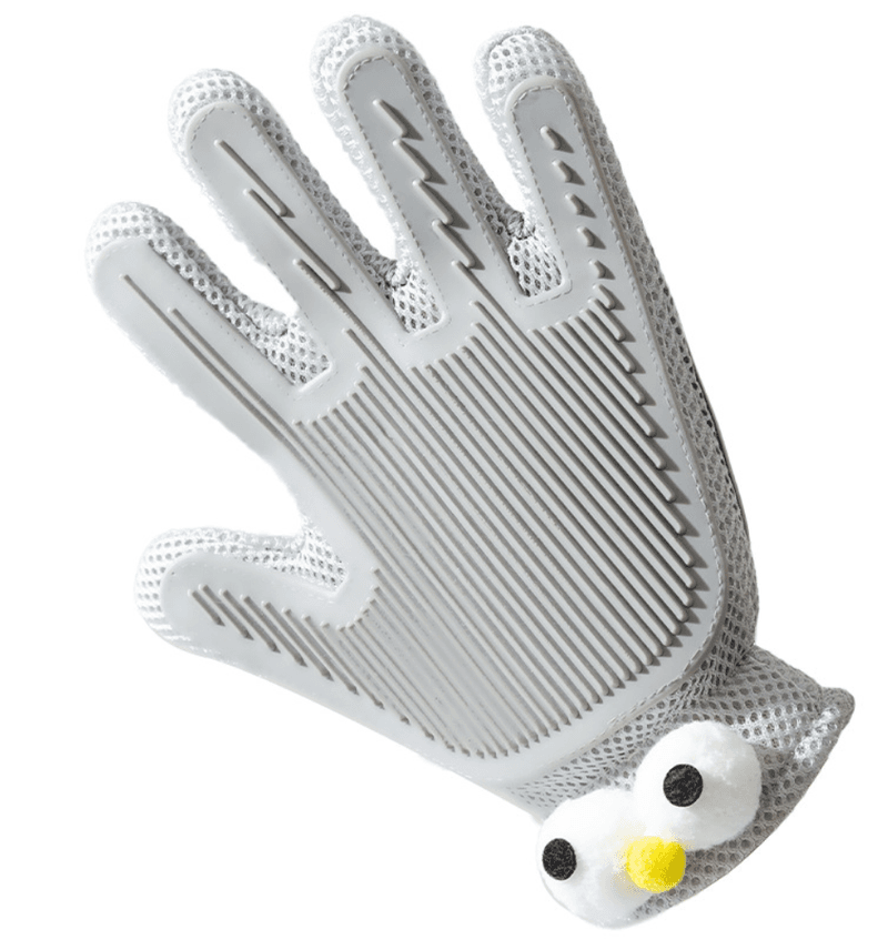 Pet Grooming Glove and Comb Set for Cats and Dogs